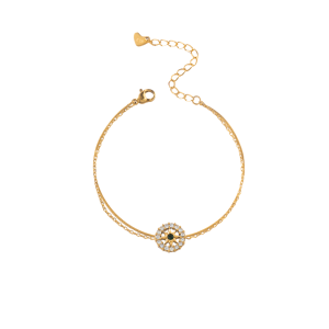 Double-layer eight-pointed star bracelet