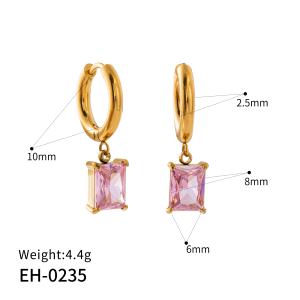 Rectangular prism earrings