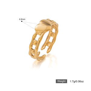 Heart-shaped ring