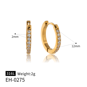 Small round earrings