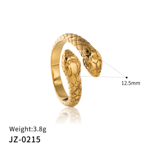 Double Head Snake Ring