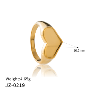 Smooth Heart Ring