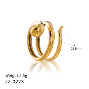 Spiral Snake Ring